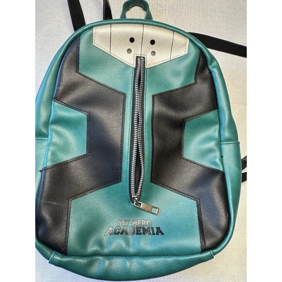 Bioworld Mini Backpack My Hero Academia Deku Suit Cosplay 12" x 10" EUC - Picture 5 of 11